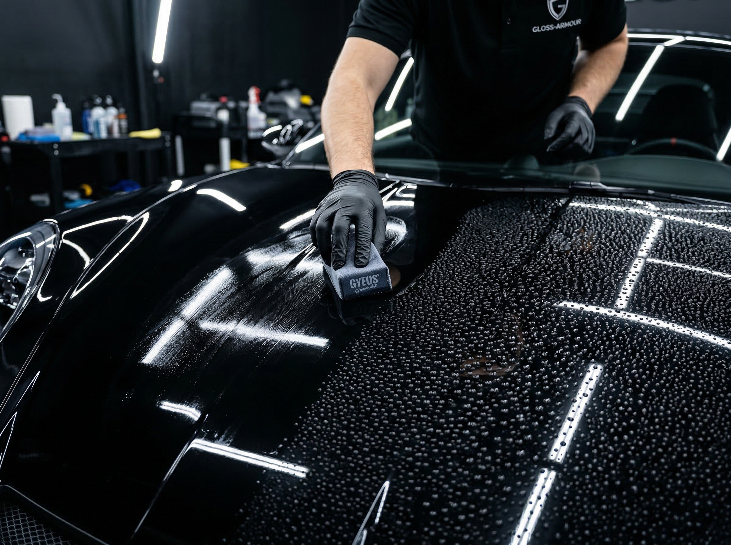 Ceramic coating application