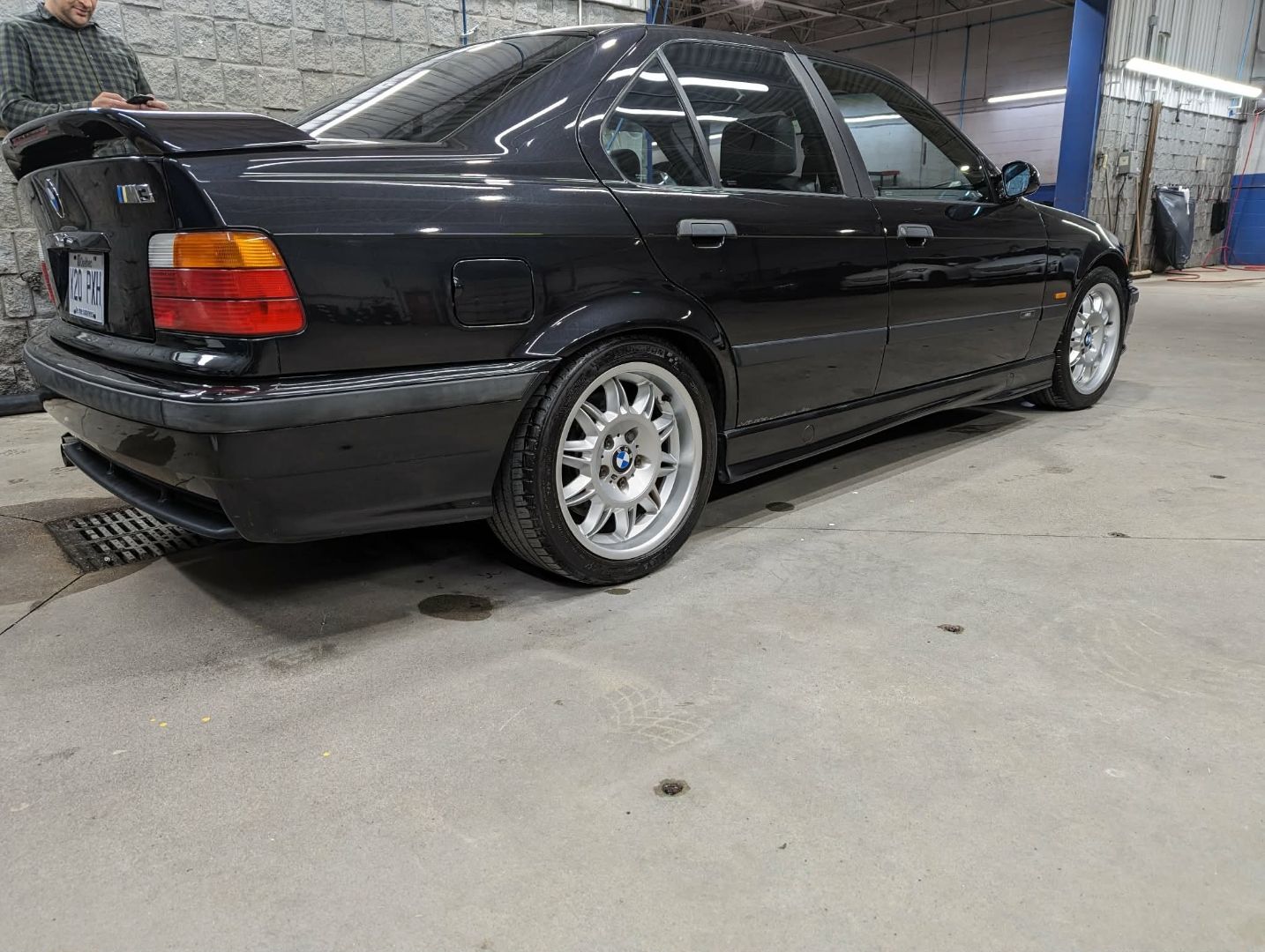 BMW M3 E36 — rear 3/4 after exterior detail