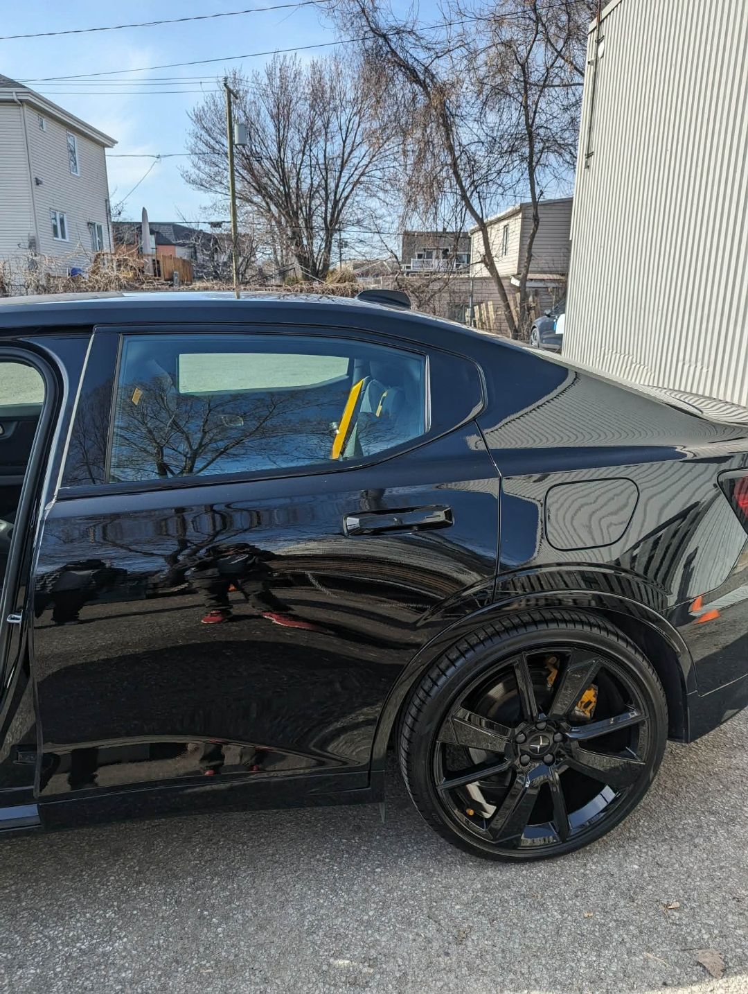 Polestar reflective clean exterior