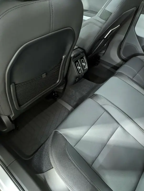 Polestar 2 White — rear seats clean after interior detail